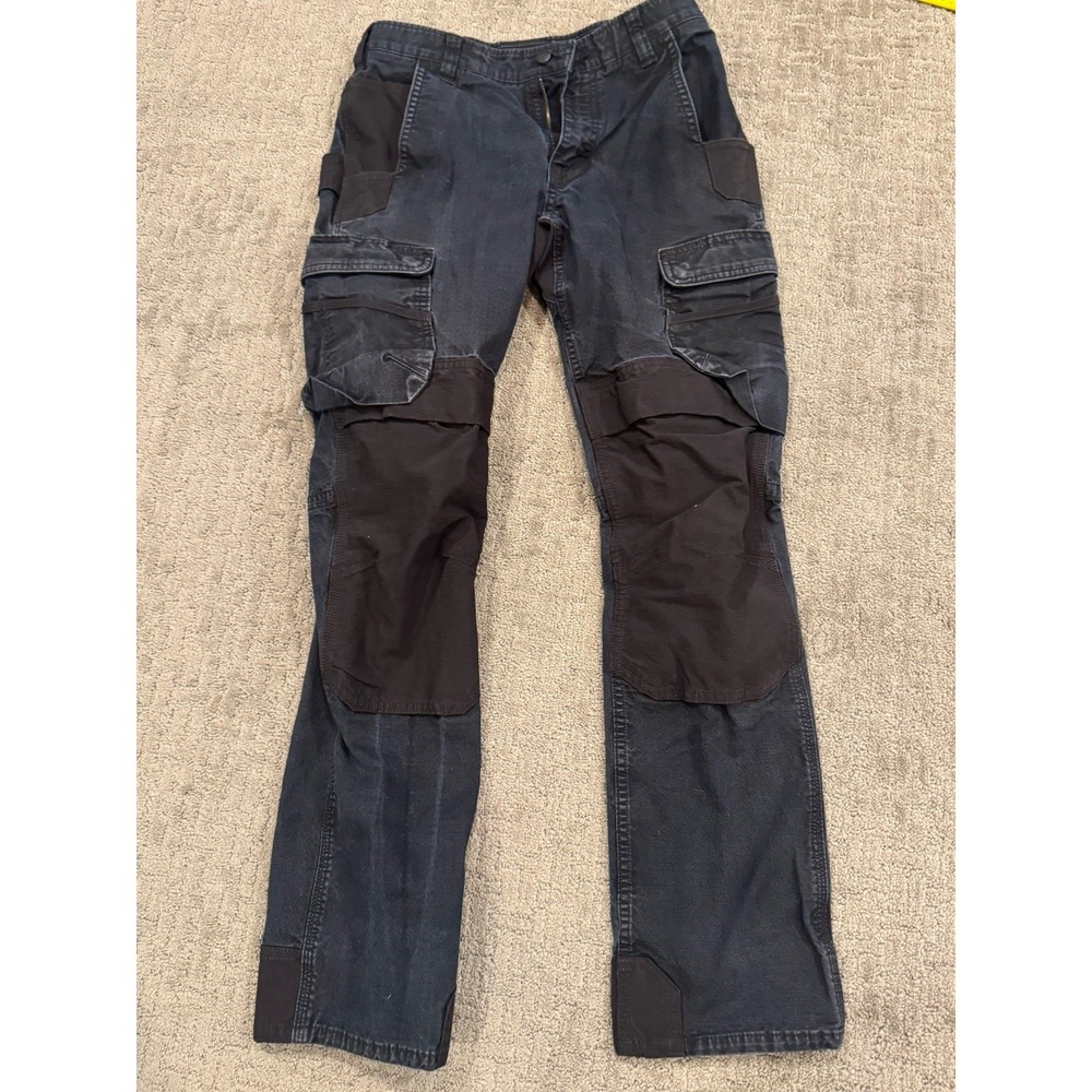 Carhartt Rugged Flex Steel Cargo Pants Size 30/32 Ripstop Double Knee (B1) - Picture 3 of 8